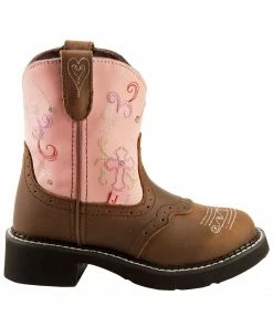 Justin Kid's Gypsy Flower Western Boots For Youth Girls' Bay Apache -Justin Shop 053990 G4 RT