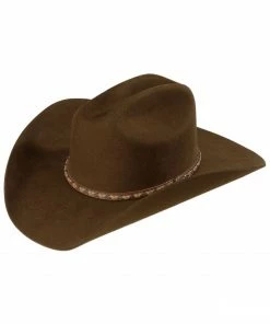 Justin 2X Wool Felt Hat For Men's Brown -Justin Shop 096B77 41 P1 1