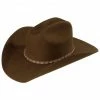 Justin 2X Wool Felt Hat For Men's Brown -Justin Shop 096B77 41 P1
