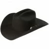 Justin 3X Wool Felt Hat For Men's Black -Justin Shop 096C00 89 P1