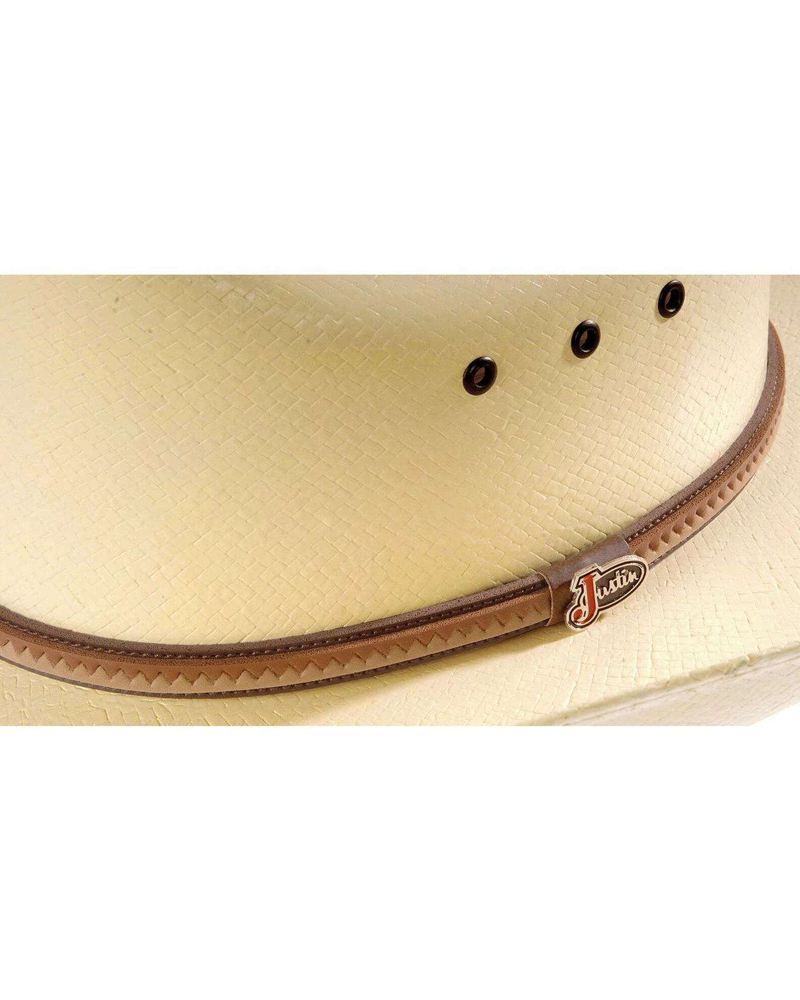 Justin Men's 10X La Grange Straw Cowboy Hat Natural 4 Justin Men's 10X La Grange Straw Cowboy Hat Natural - Image 2