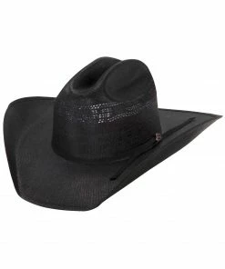 Justin 20X Cutter Black Straw Cowboy Hat For Men's