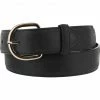 Justin Men's Black Leather Overlay Belt 1 Justin Men's Black Leather Overlay Belt -Justin Shop 1000007870 001 P1
