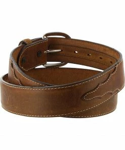 Justin Men's Brown Classic Western Leather Belt  -Justin Shop 1000007871 200 P2