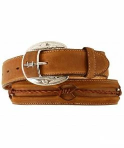Justin Barbed Wire Belt For Men's Brown 9 Justin Barbed Wire Belt For Men's Brown -Justin Shop 120060 41 P1