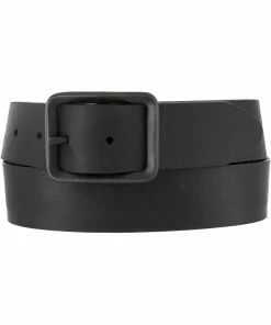 Justin Chippewa Men's Black Buckskin Leather Belt 