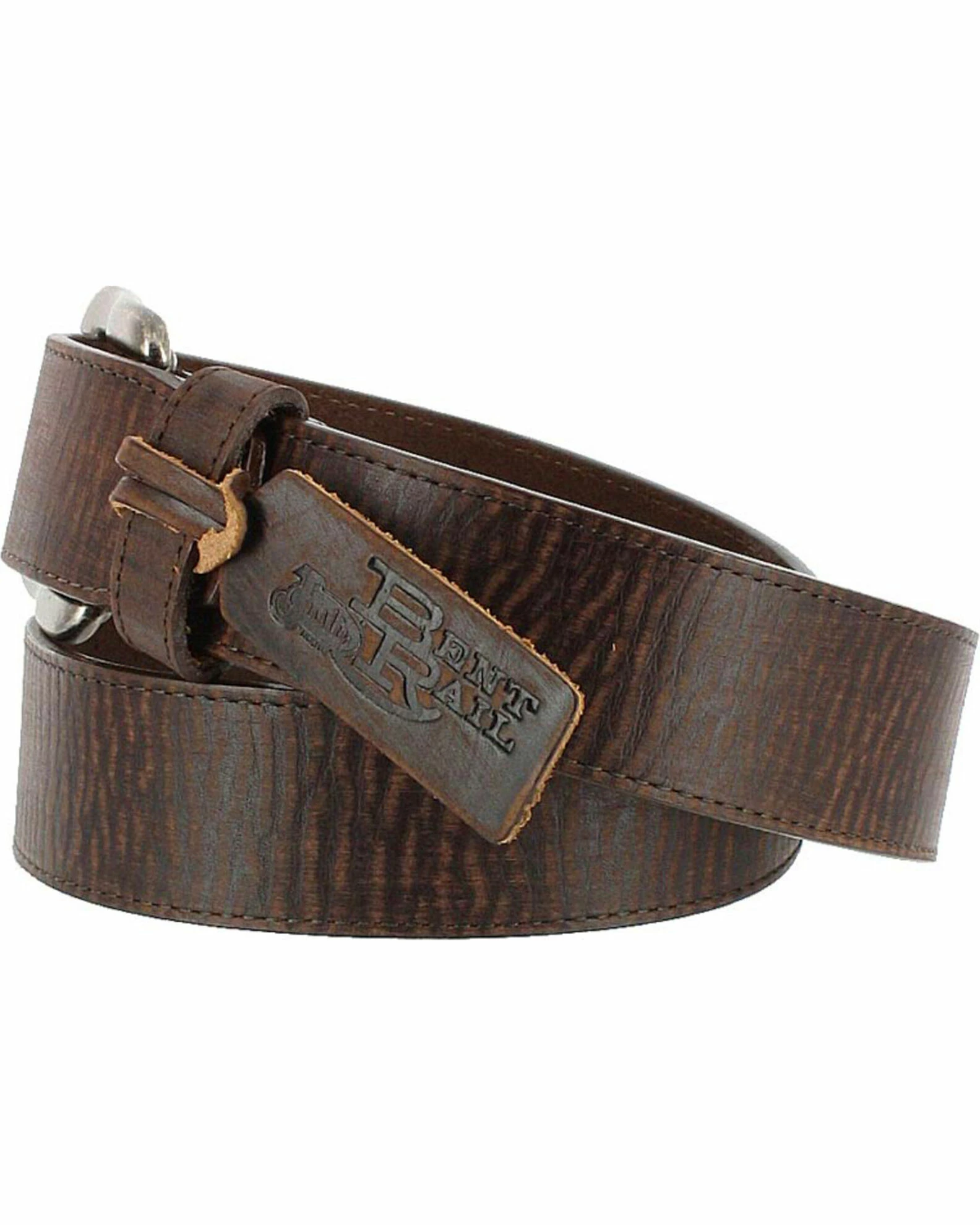 Justin Men's Brown Bomber Belt 4 Justin Men's Brown Bomber Belt - Image 2