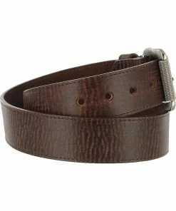 Justin Men's Brown Bomber Belt 10 Justin Men's Brown Bomber Belt -Justin Shop 2000024320 200 D2