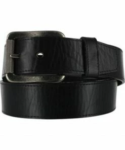 Justin Bent Rail Men's Bomber Western Belt Black