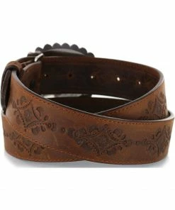 Justin Women's Navajo Heart Leather Belt -Justin Shop 2000127201 234 P2
