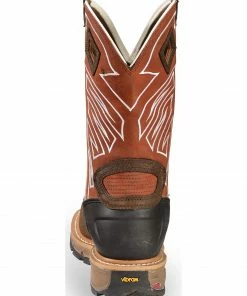 Justin Men's Waterproof Commander-X5 Steel Toe Work Boots Brown 16 Justin Men's Waterproof Commander-X5 Steel Toe Work Boots Brown -Justin Shop 2000209602 200 BK