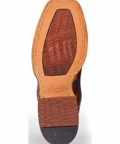 Justin Bent Rail Men's Navigator Western Boots - Square Toe 13 Justin Bent Rail Men's Navigator Western Boots - Square Toe -Justin Shop 2000217438 200 BM