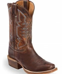 Justin Bent Rail Men's Navigator Western Boots - Square Toe