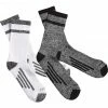 Justin Men's JUSTDRY Half Cushion 2-Pair Socks  Black -Justin Shop 2000217728 001 P1