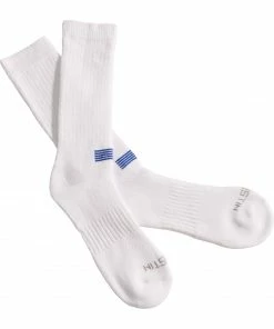 Justin Boots Men's JUSTDRY Socks - White