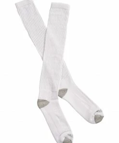 Justin Men's JUSTDRY Over-the-Calf Socks  White -Justin Shop 2000217735 100 P1 1