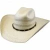 Justin Ivory Hutson Bent Rail Straw Cowboy Hat  For None