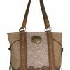 Justin Women's Tan Lace Inlay Conceal Carry Tote Bag  -Justin Shop 2000239850 280 P1