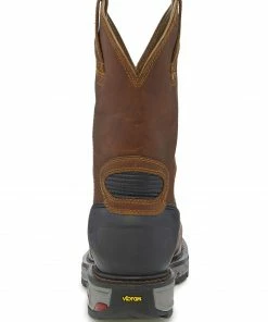 Justin Men's Chestnut Warhawk Waterproof Work Boots - Composite Toe -Justin Shop 2000242545 203 P3