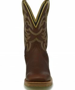 Justin Men's Marshal Whiskey Western Work Boots - Square Toe -Justin Shop 2000242547 235 P4