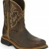Justin Women's Jalena Waterproof Western Work Boots - Composite Toe -Justin Shop 2000242560 202 P1