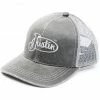 Justin Men's Black Logo Mesh-Back Ball Cap  -Justin Shop 2000242793 001 P1