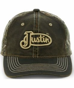 Justin Men's Camo Print Logo Mesh-Back Ball Cap  -Justin Shop 2000242803 200 P3