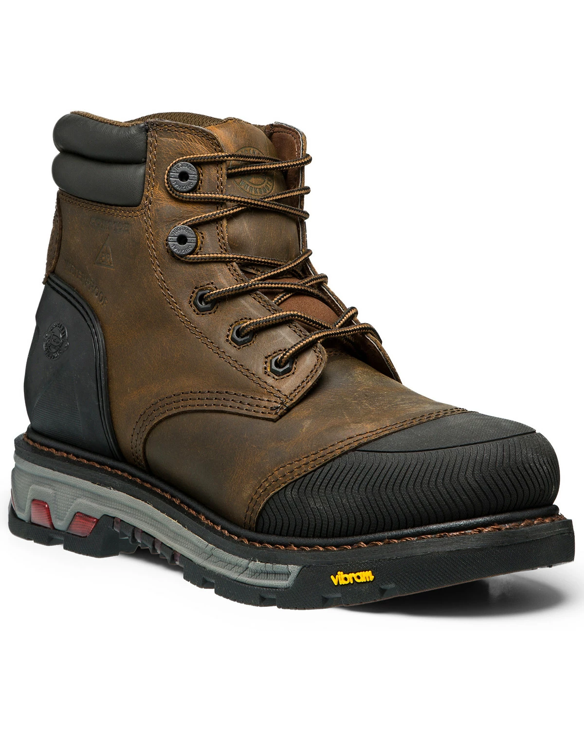 Justin Men's Warhawk Waterproof Work Boots - Composite Toe Tan 9 Justin Men's Warhawk Waterproof Work Boots - Composite Toe Tan - Image 7