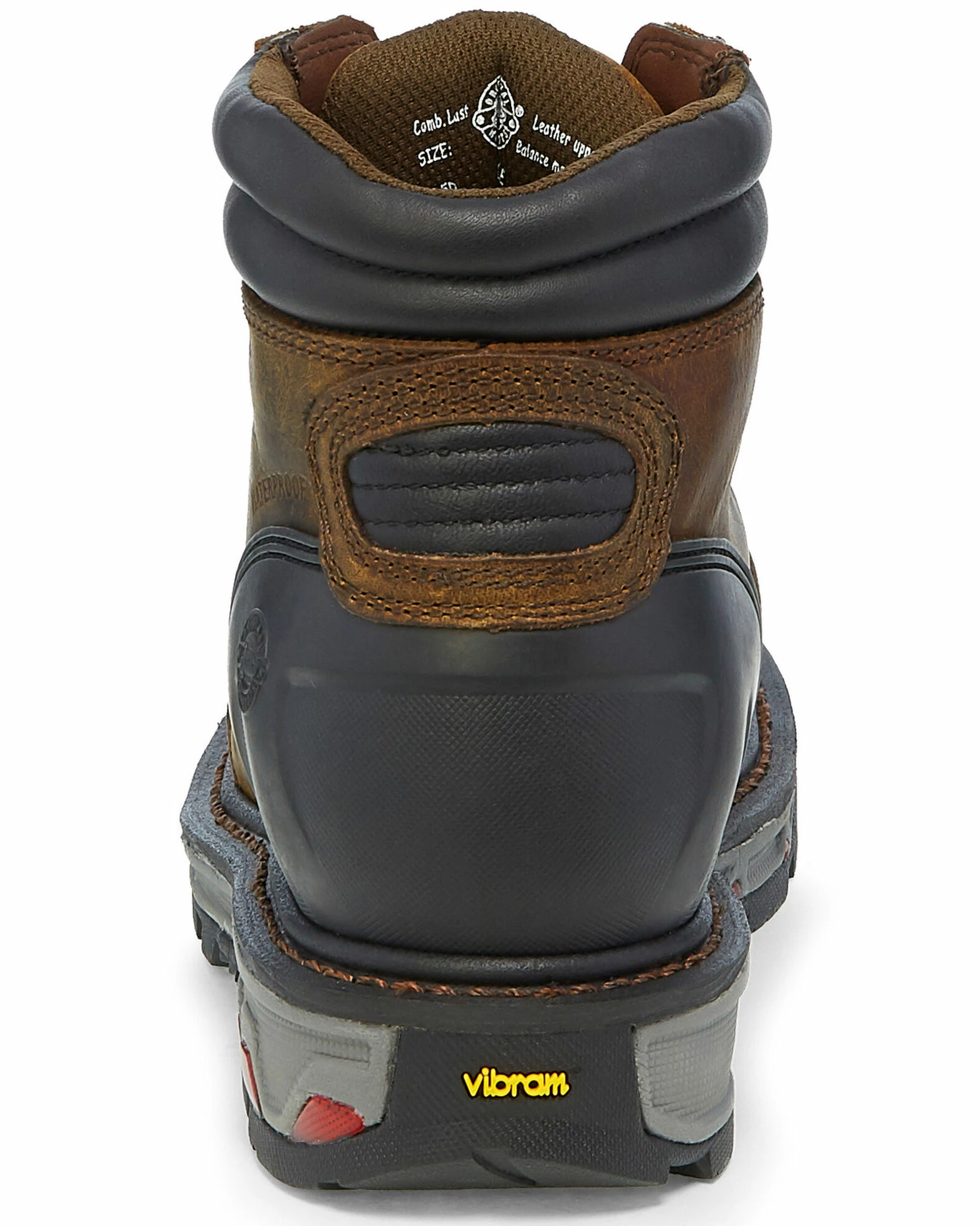 Justin Men's Warhawk Waterproof Work Boots - Composite Toe Tan 5 Justin Men's Warhawk Waterproof Work Boots - Composite Toe Tan - Image 3