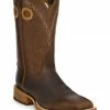 Justin Men's Grizzly Brown Western Boots - Wide Square Toe 1 Justin Men's Grizzly Brown Western Boots - Wide Square Toe -Justin Shop 2000270131 200 P1