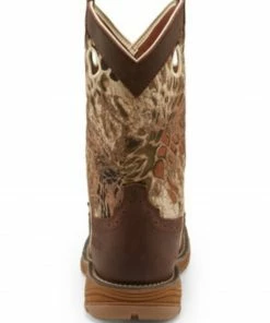 Justin Men's Stampede Grizzly Brown Western Work Boots - Steel Toe -Justin Shop 2000272026 340 P3