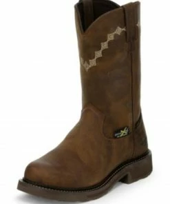 Justin Women's Lanie Waterproof Met Guard Western Work Boots - Composite Toe