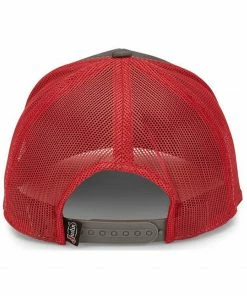 Justin Men's Red Embroidered Rubber Front Cap  -Justin Shop 2000285809 600 P3