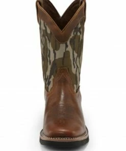 Justin Men's Trekker Bottom Lands Waterproof Western Work Boots - Soft Toe -Justin Shop 2000287603 200 P4