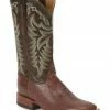 Justin Men's Pascoe Kango Smooth Ostrich Western Boots - Wide Square Toe -Justin Shop 2000292427 200 P1