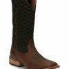 Justin Men's Cattler Brown Western Boots - Wide Square Toe -Justin Shop 2000292440 200 P1