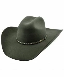 Justin Men's 6X Chocolate Crowell Western Felt Hat