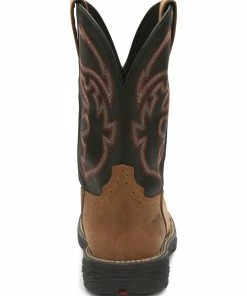 Justin Men's Stampede Rush Western Work Boots - Composite Toe -Justin Shop 2000313686 200 P4