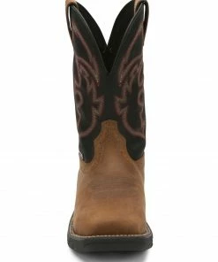 Justin Men's Stampede Rush Western Work Boots - Composite Toe -Justin Shop 2000313686 200 P5