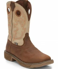 Justin Men's Stampede Rush Western Work Boots - Composite Toe