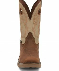 Justin Men's Stampede Rush Western Work Boots - Composite Toe -Justin Shop 2000313687 200 P5