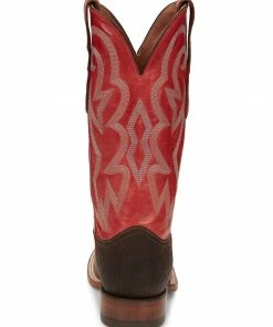 Justin Men's Mingus Walnut Western Boots - Wide Square Toe -Justin Shop 2000324415 280 P4