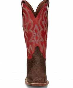 Justin Men's Mingus Walnut Western Boots - Wide Square Toe -Justin Shop 2000324415 280 P5