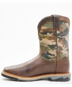 Justin Men's Bolt Waterproof Western Work Boots - Square Toe -Justin Shop 2000324426 280 P3