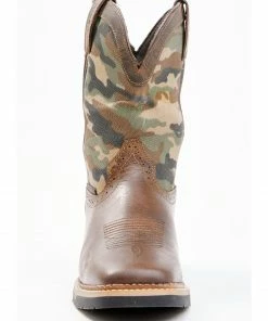 Justin Men's Bolt Waterproof Western Work Boots - Square Toe -Justin Shop 2000324426 280 P4