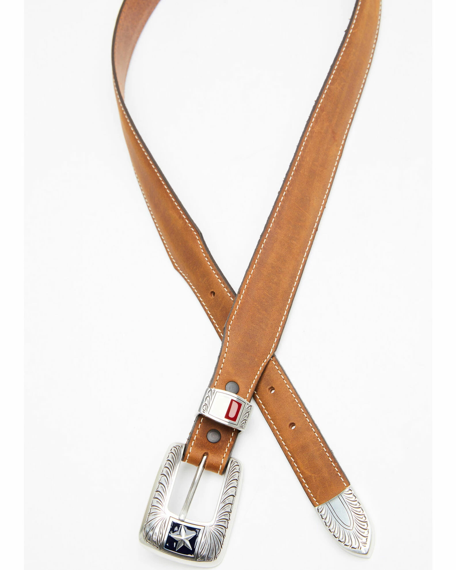 Justin Men's Texas Liberty Western Belt 4 Justin Men's Texas Liberty Western Belt - Image 2