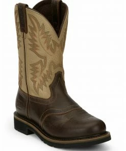 Justin Men's Superintendent Western Boots - Round Toe