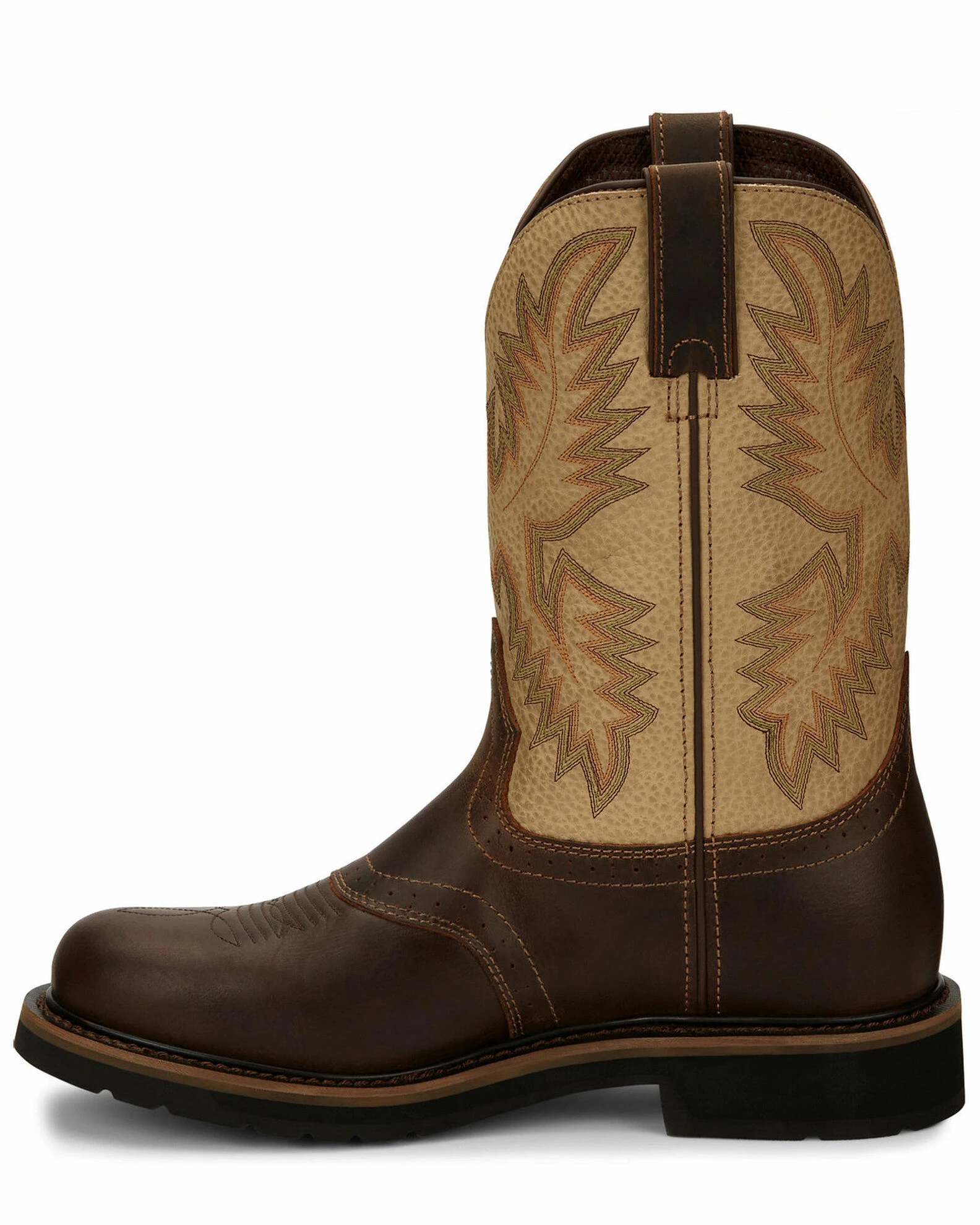 Justin Men's Superintendent Western Boots - Round Toe 5 Justin Men's Superintendent Western Boots - Round Toe - Image 3