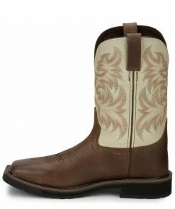 Justin Men's Driller Western Work Boots - Steel Toe -Justin Shop 2000332451 201 P3