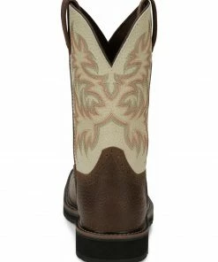 Justin Men's Driller Western Work Boots - Steel Toe -Justin Shop 2000332451 201 P4